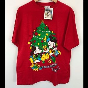 Vintage Micky and Minnie Christmas Shirt